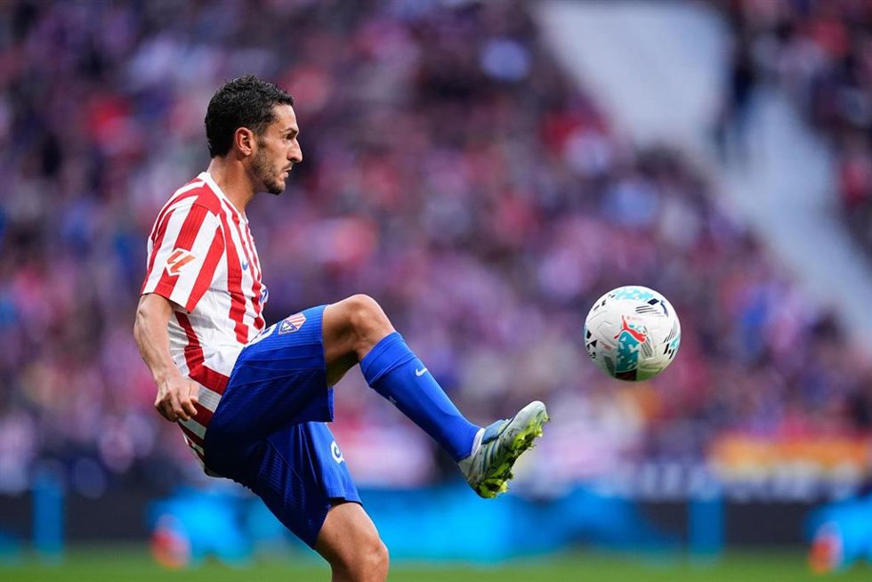 Jorge Resurreccion Koke of Atletico de Madrid in action during the Spanish League, LaLiga EA Sports, football match played between Atletico de Madrid and RC Celta de Vigo at Riyadh Air Metropolitano stadium on May 09, 2026, in Madrid, Spain.