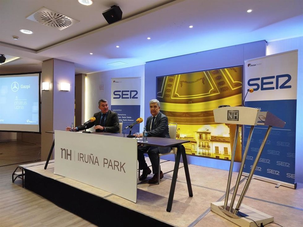 El presidente de la Audiencia Nacional, Juan Manuel Fernández, en el Foro SER Navarra