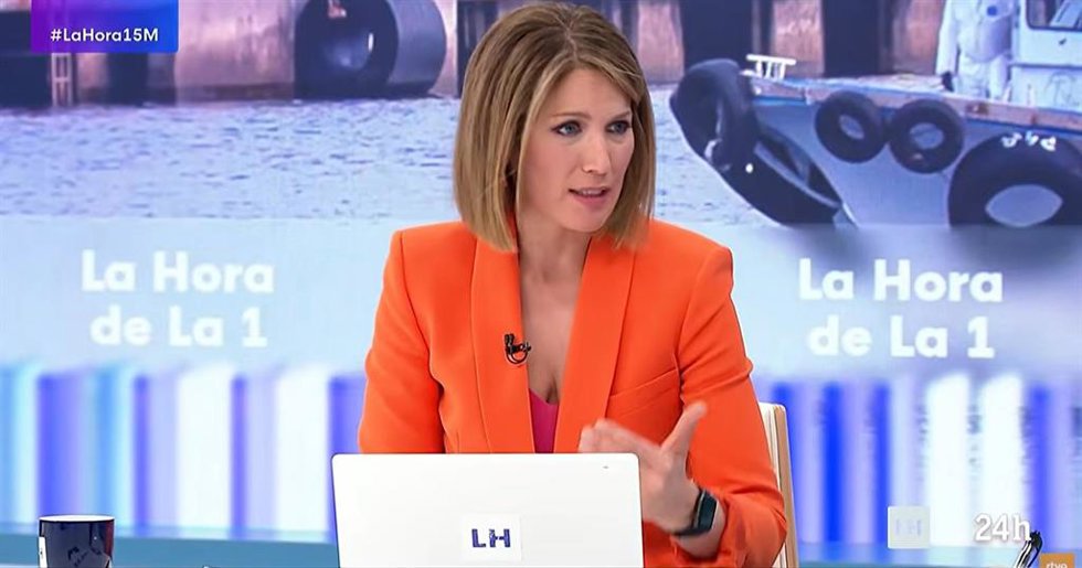 La periodista Silvia Intxaurrondo, presentadora de  'La Hora de la 1'