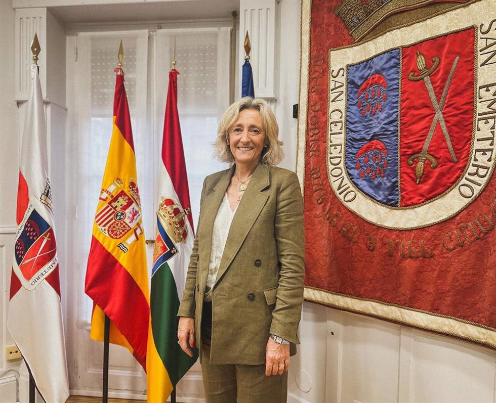 Archivo - La alcaldesa de Calahorra, Mónica Arcéiz.