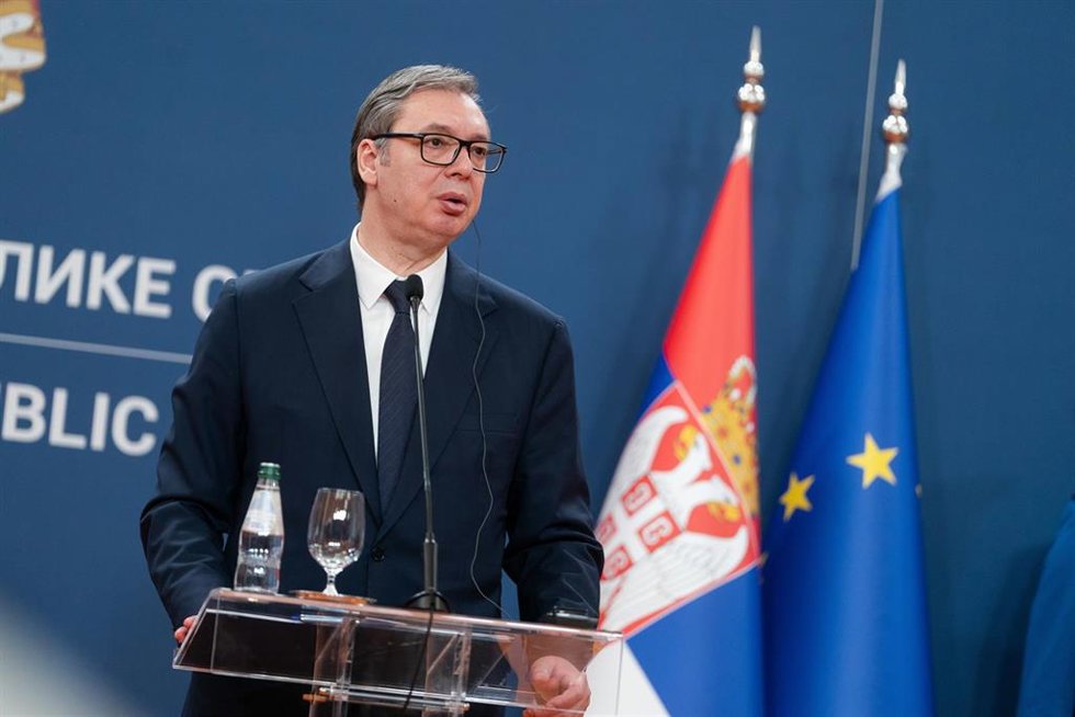 El presidente de Serbia, Aleksandar Vucic 