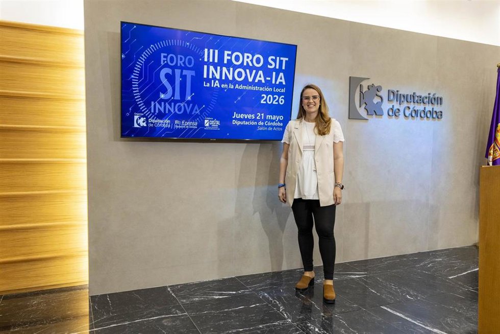 La delegada de Desarrollo Tecnológico, Transformación Digital y Juventud de la Diputación de Córdoba, Sara Alguacil.