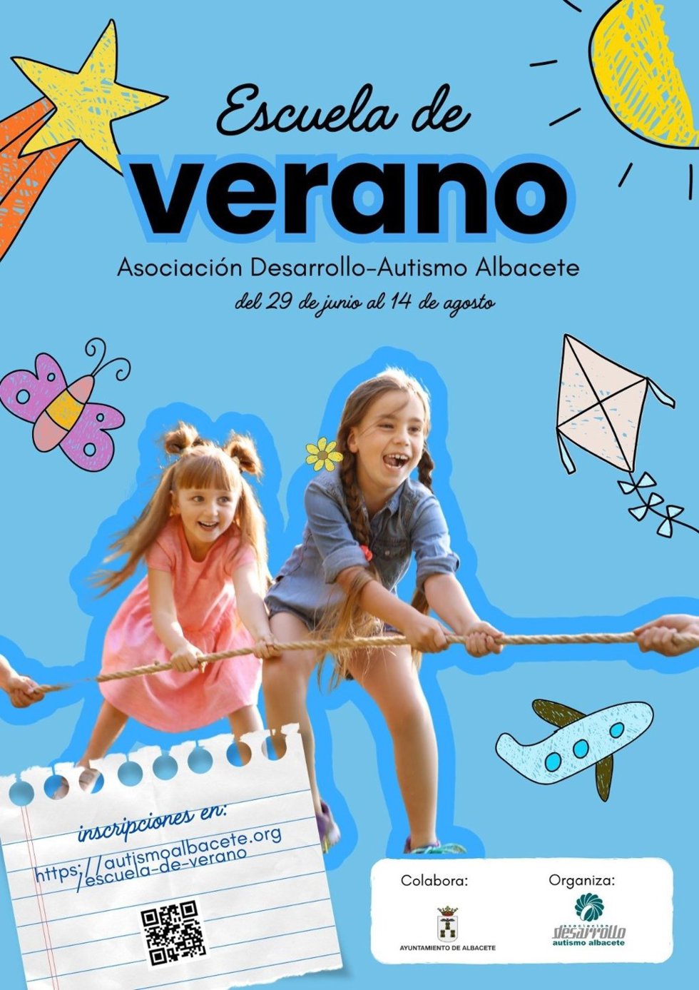 Cartel de la Escuela de Verano de Albacete.