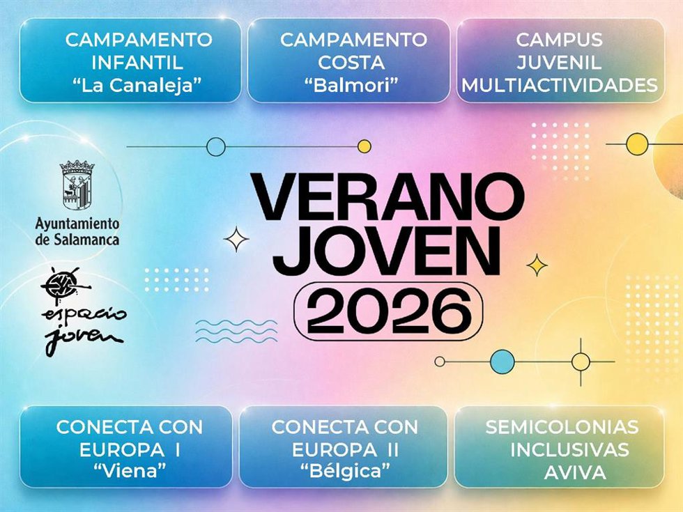 El Ayuntamiento de Salamanca oferta 248 plazas en una nueva edición del programa 'Verano Joven'.