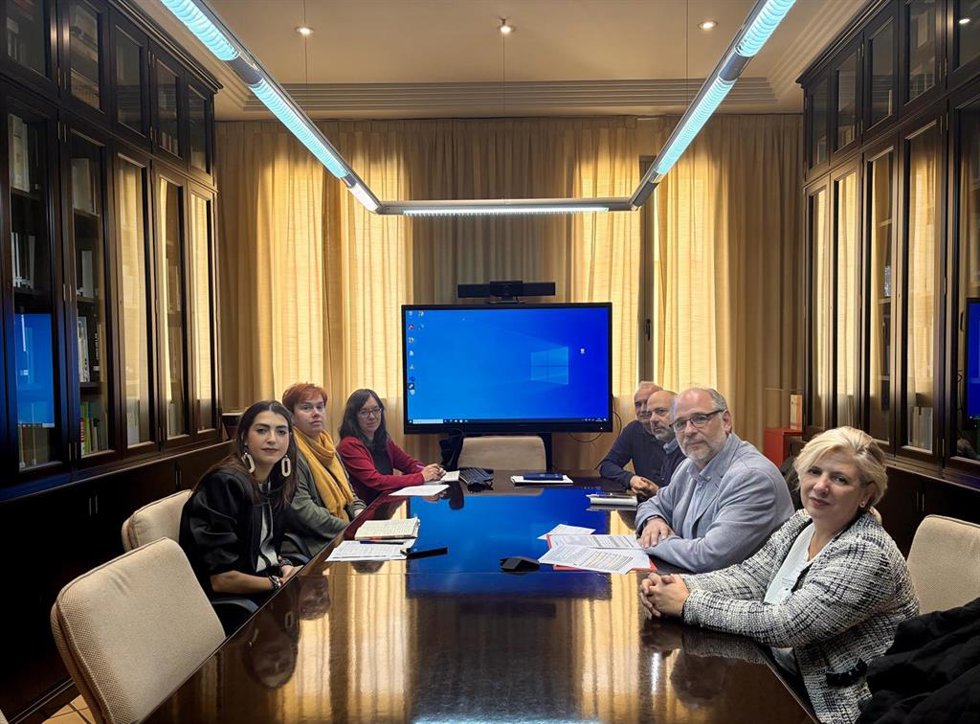 Reunión del Comité Autonómico de Emergencias, en la Institución Fernando el Católico de Zaragoza.