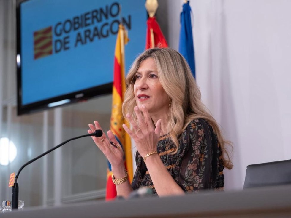 Mar Vaquero es la vicepresidenta del Gobierno de Aragón.