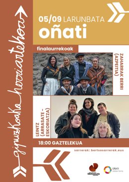 Oñatiko finalaurrekoaren kartela