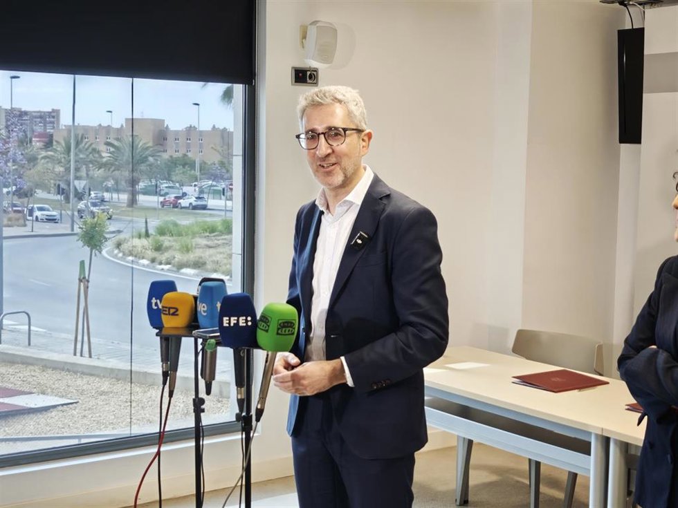 El ministro de Hacienda, Arcadi España, este viernes en Alicante
