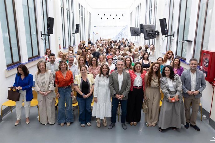 Miembros del PP Málaga en un acto electoral sobre el talento femenino.