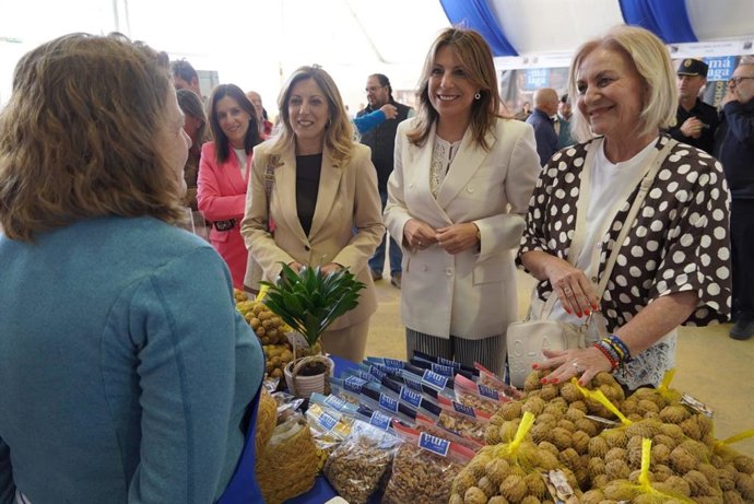 La diputada provincial María del Carmen Márquez en la feria Sabor a Málaga en Ronda