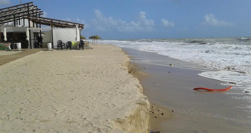 Una playa del Estrecho de Gibraltar, en la provincia de Cádiz.