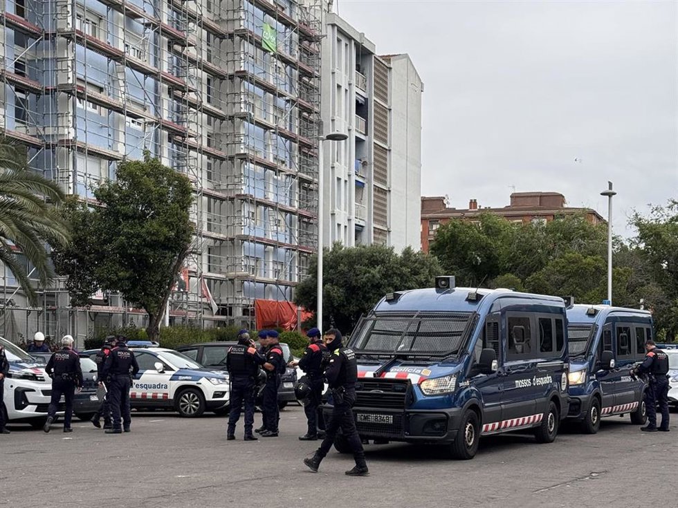 Dispositivo en el barrio de Campclar de Tarragona