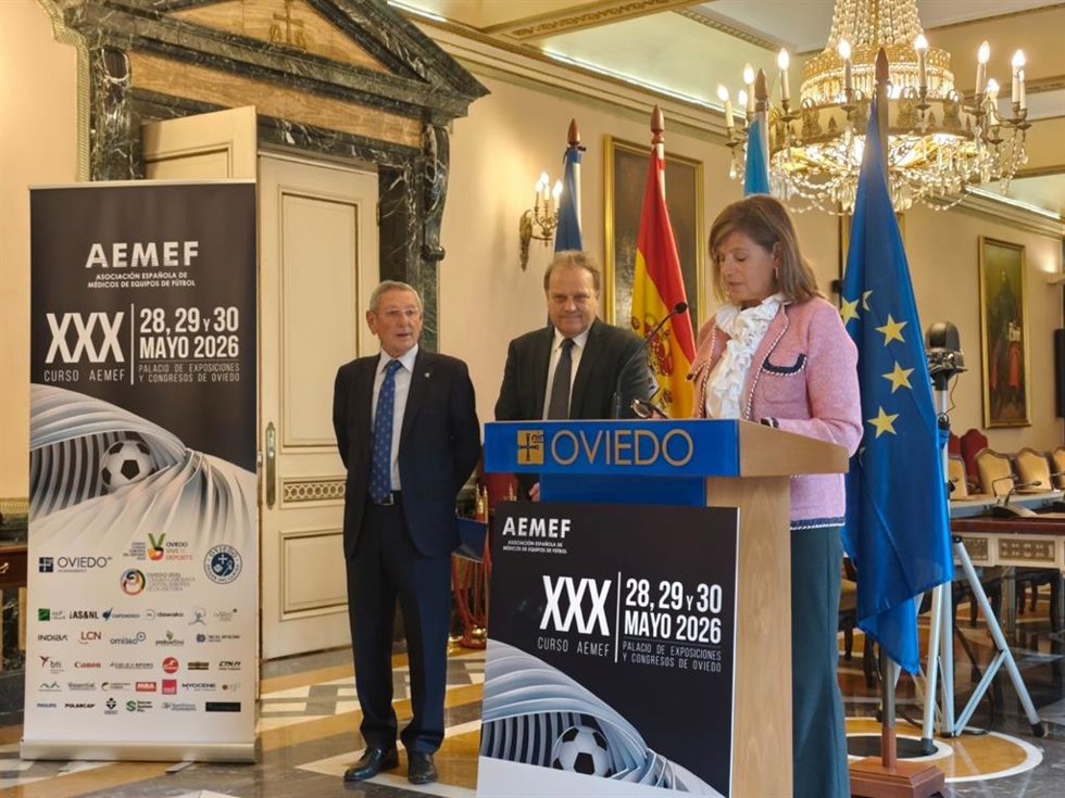 Oviedo acogerá a finales de mayo el XXX Curso de AEMEF, cita internacional de la medicina del fútbol