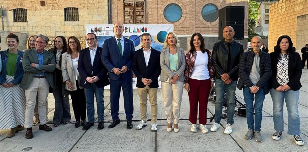 La diputada de Cultura y Deportes, África Colomo, en la celebración de 'La Noche en Blanco'.