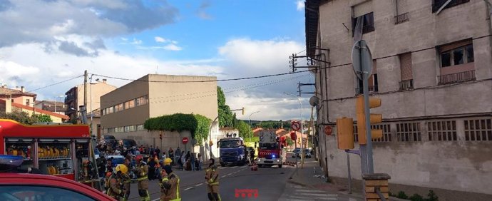 Un incendi en un habitatge a Roda de Ter (Barcelona)