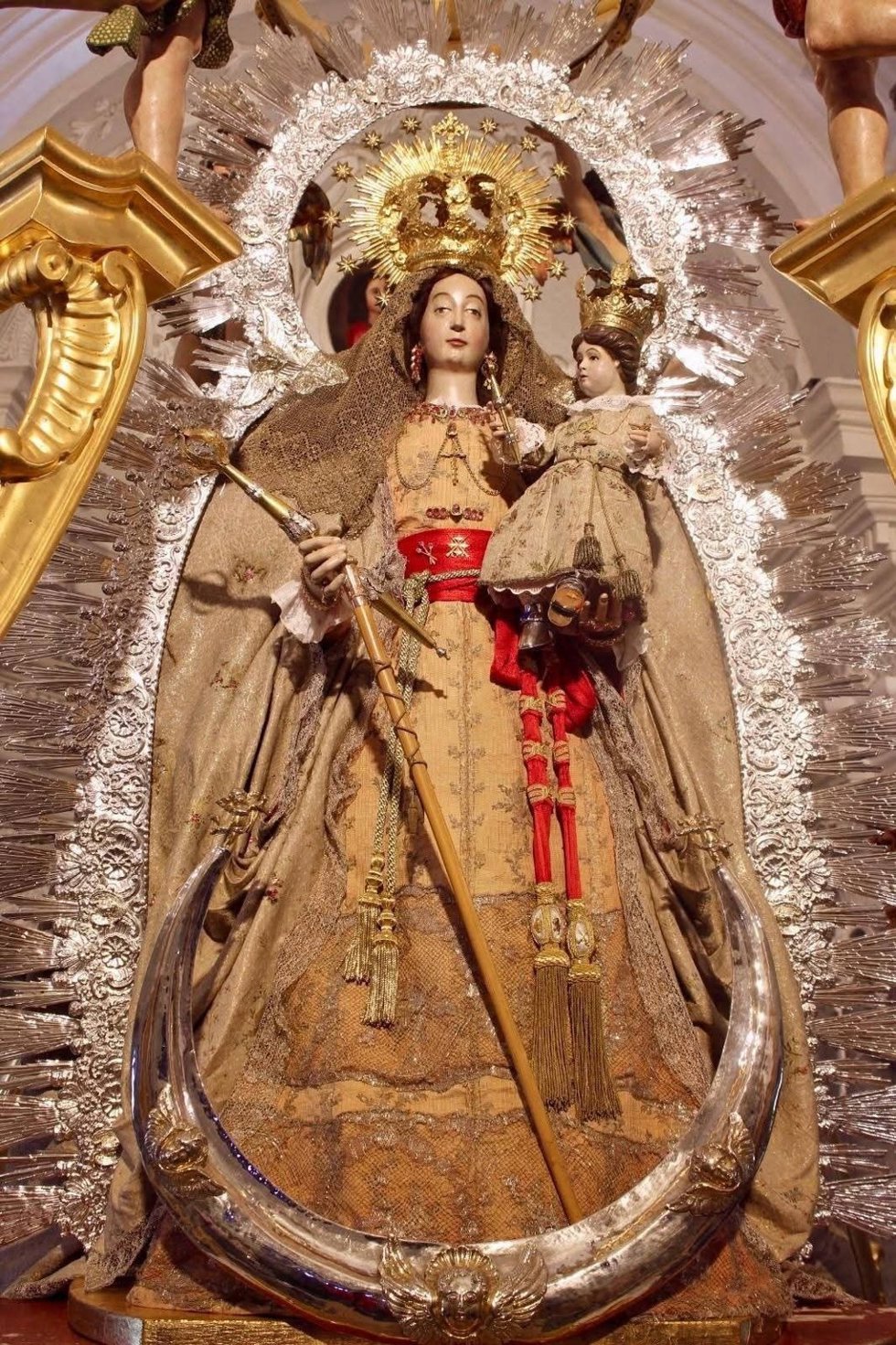Imagen de la Virgen de los Remedios, patrona de Fregenal de la Sierra (Badajoz).