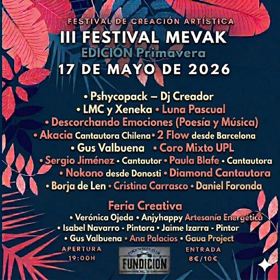 El Festival Mevak celebra su tercera edición en la sala Fundición de Logroño