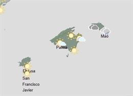 Predicción meteorológica para hoy, 16 de mayo, en Baleares