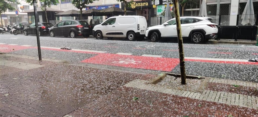 Archivo - Lluvia en Logroño