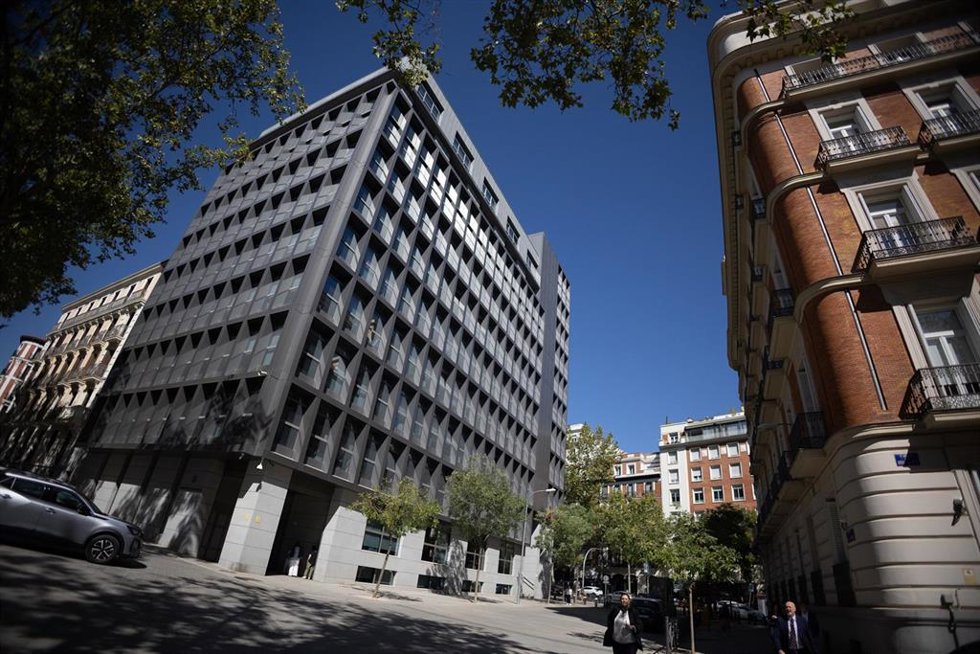 Archivo - Fachada de la sede de la Audiencia Nacional