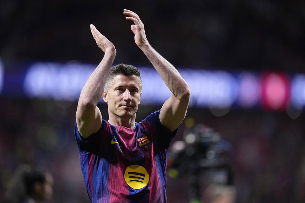 Archivo - Robert Lewandowski con el FC Barcelona