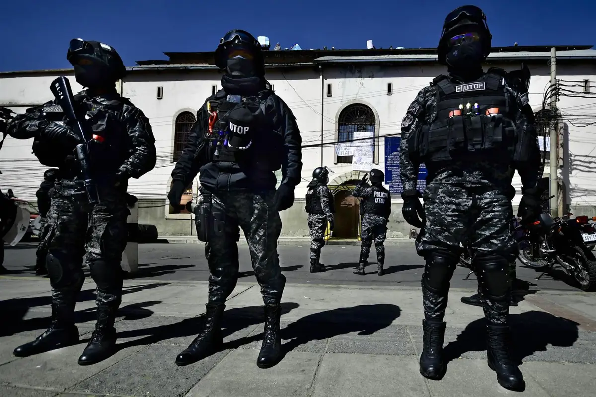 Policía en Bolivia (archivo)