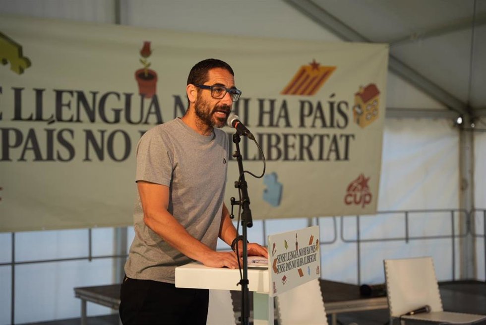 Non Casadevall durante la jornada.