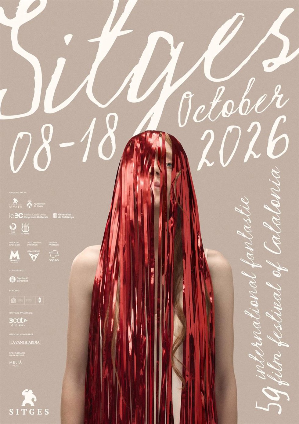 Cartel oficial de la 59 edición del Sitges Festival Internacional de Cine Fantástico de Catalunya