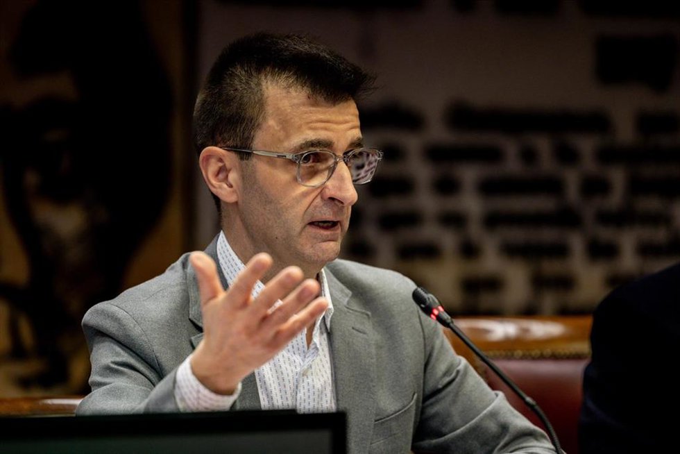 Archivo - El Presidente del Consejo de Administración de la Corporación RTVE, José Pablo López, comparece ante la Comisión Mixta de Control Parlamentario de la Corporación RTVE y sus Sociedades en el Senado, a 27 de noviembre de 2025, en Madrid (España).