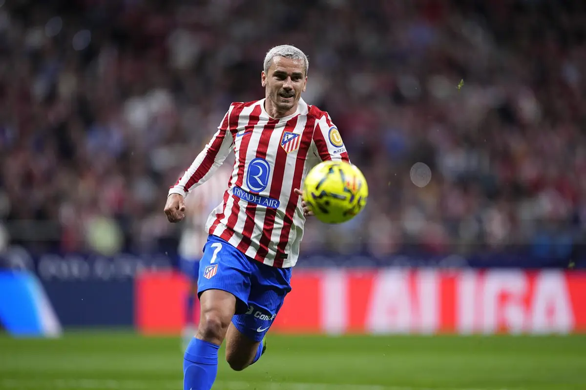 Antoine Griezmann con el Atlético de Madrid