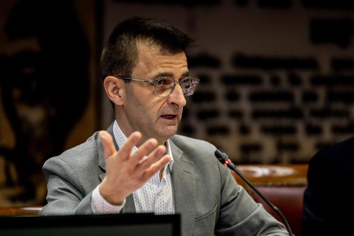 Archivo - El President del Consell d'Administració de la Corporació RTVE, José Pablo López