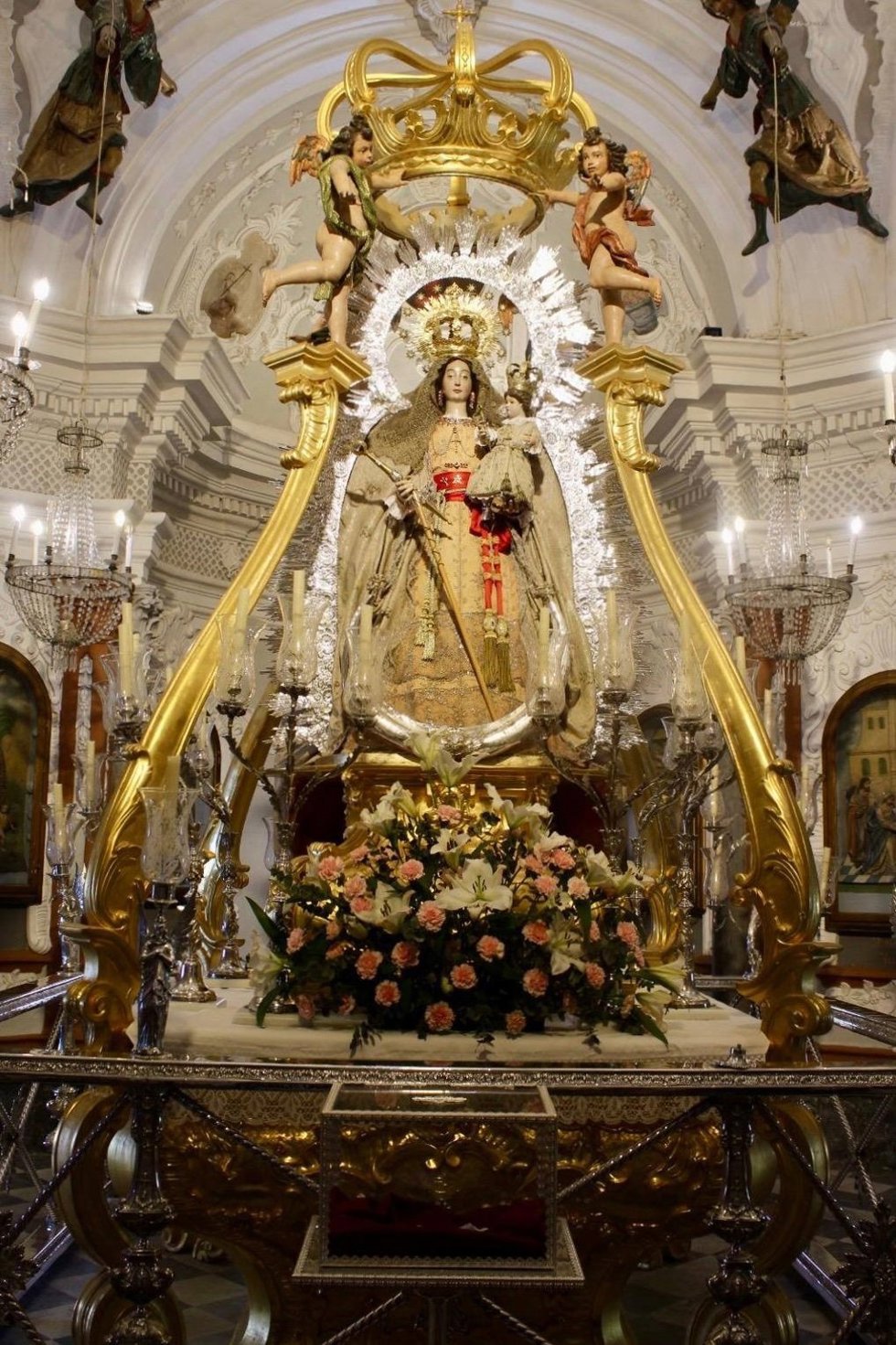 Imagen de la Virgen de los Remedios de Fregenal de la Sierra (Badajoz).
