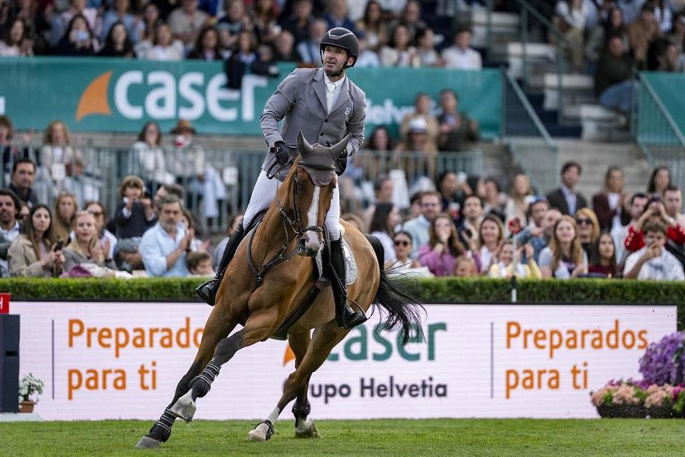 Philipp Weishaupt, durante el Longines Global Champions Tour CSI Madrid 2026.