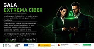 Archivo - Cartel de la Gala Extrema Ciber que se celebra el 26 de mayo de 2026 en Badajoz.