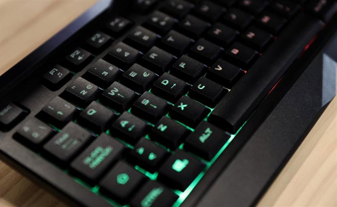 Archivo - El teclado de un ordenador.