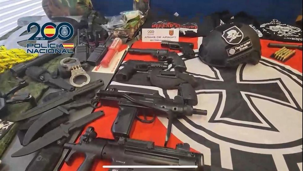 Archivo - La Policía Nacional ha desarticulado en Castellón la primera célula terrorista supremacista blanca  siguiendo los postulados de 'The Base'.