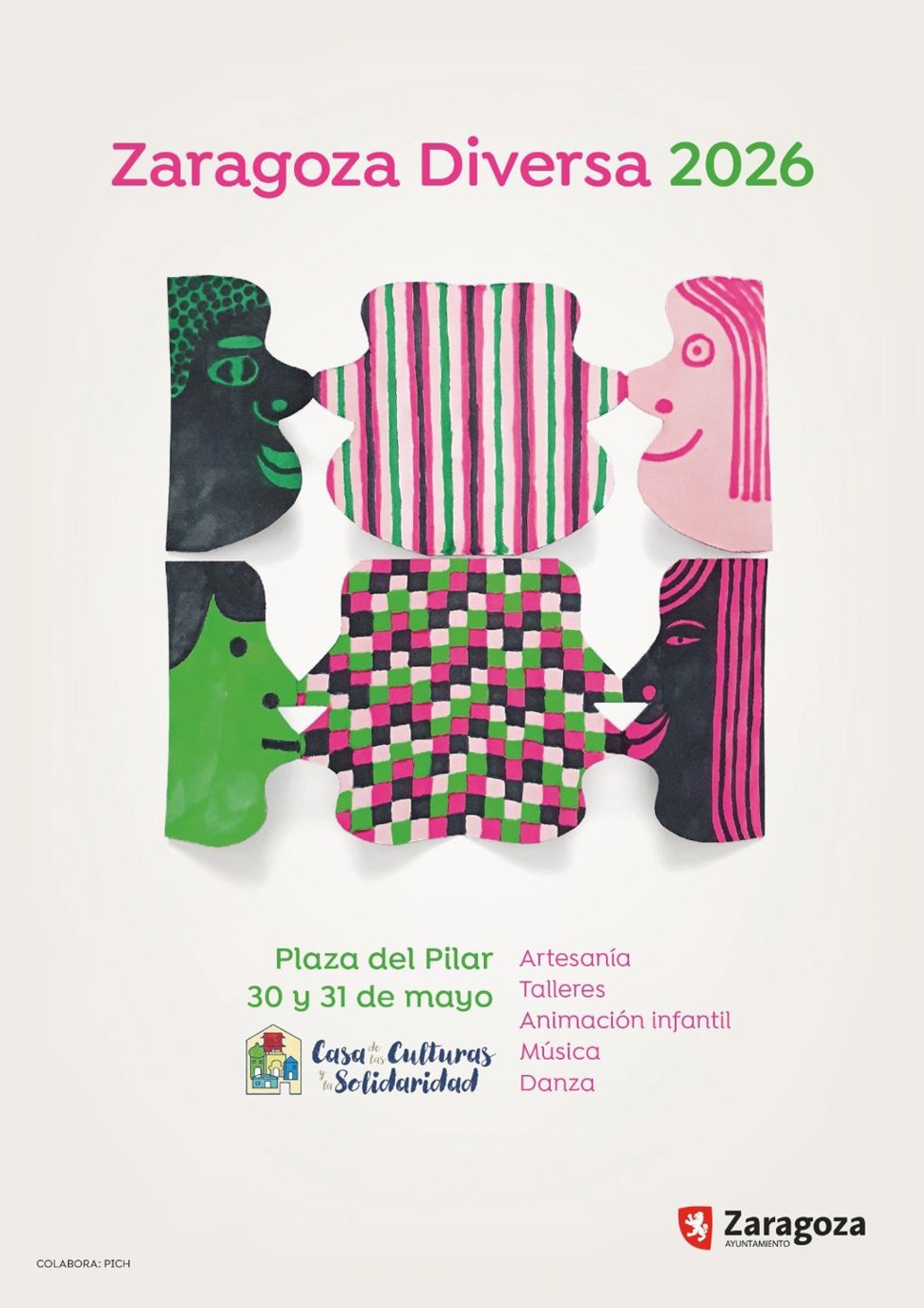 Cartel de Zaragoza Diversa 2026.