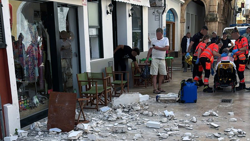 Incidente en la plaza Nova de Ciutadella