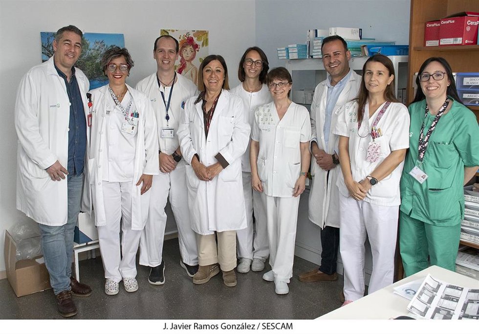 Equipo de enfermeras del Hospital de Guadalajara.