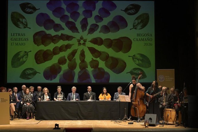 Celebración De La Real Academia Galega Del Día Das Letras Gallegas