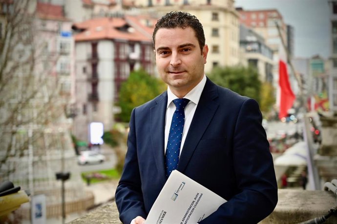 Archivo - El concejal de Recursos Humanos, Calidad y Patrimonio del Ayuntamiento de Santander, Daniel Portilla