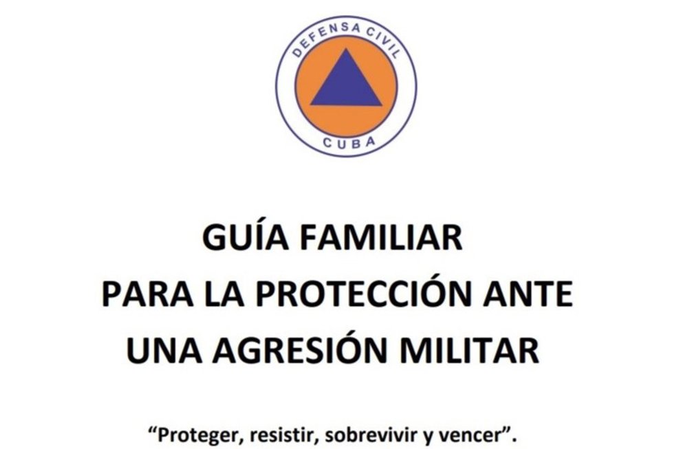 Manual para la protección ante una agresión militar publicado por las autoridades cubanas