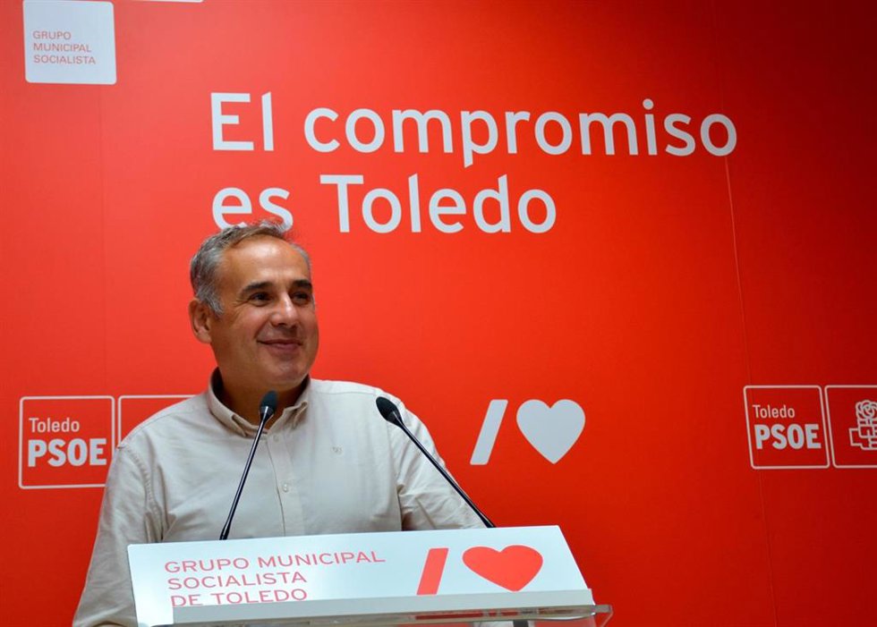 El concejal del PSOE en el Ayuntamiento de Toledo, Pedro López.