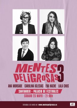 Archivo - Ana Morgade, Carolina Iglesias, Eva Hache y Lala Chus llevarán su humor el sábado al Palacio de Festivales