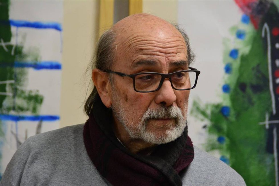 Imagen de archivo del pintor y ceramista vallisoletano Andrés Coello en una exposición