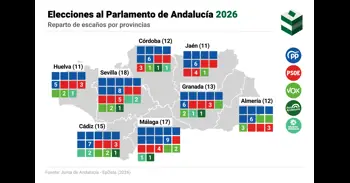 Elecciones Andalucía 2026: quién ha ganado, resultados y pactos del 17M