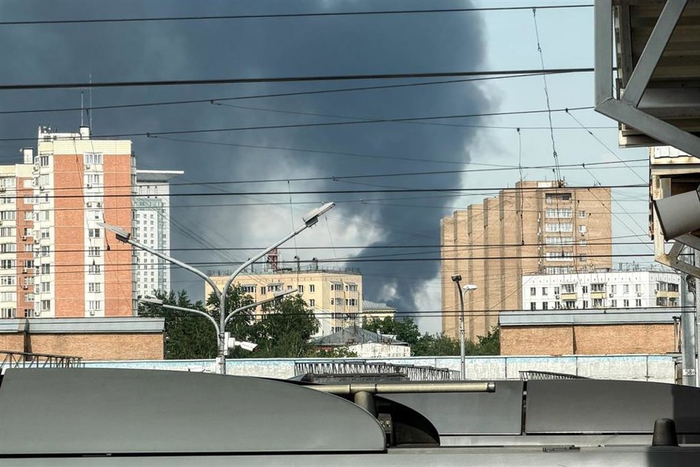 Incendio en Moscú