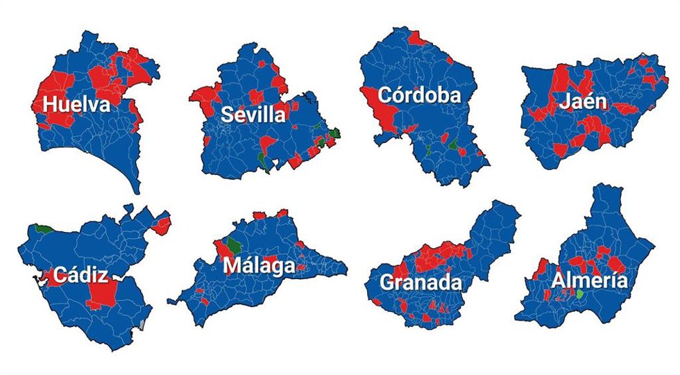 Resultado de las elecciones, por provincias