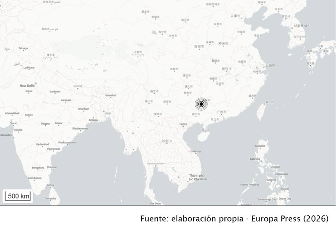Un terremoto de magnitud 5.2 sacude China