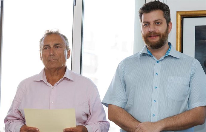 El portavoz de Llibertat Llucmajor, Alexandro Gaffar, y el regidor del mismo partido, Miguel Pascual.